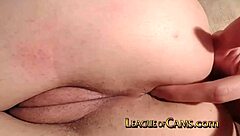 Young Girl's Pussy Squirt and Orgasm on Webcam Close-Up