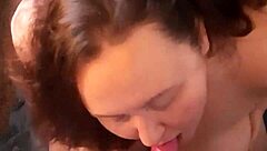 On my knees, deepthroating your cock – want to see more?