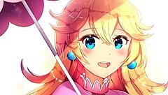 princess peach gives detailed jerk off instructions to follow