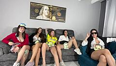 Sara Blonde Squirts in Lesbian Webcam