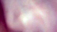 wife enjoys personal time with a big toy