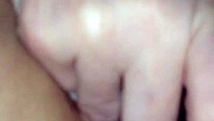 wife enjoys personal time with a big toy