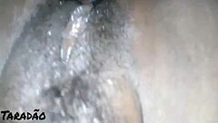 latina gives handjob and reaches orgasm