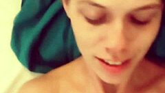 does she make him cum on her face?