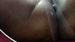 Ebony Plays With Pussy Until Orgasm.