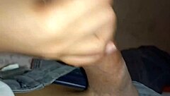 my neighbor comes in to jerk me off then rides my dick with her huge ass