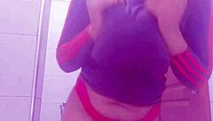 Indian milf with big tits and ass in massage and fucking