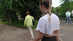 Flashing Tits in Public, Dare to Watch?