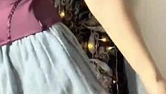 I enjoy the tempting uniform with open crotch stockings