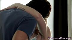 the CLASSY babe gets BANGED after some SENSUAL foreplay in this GROUP scene