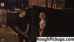 he picked up a sexy girl for rough sex in the car