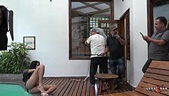 Shayenne Samara, Brazil's Top Star, Seducing Backstage With Her Sexy Ass