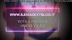 italian girl gives jerk off instructions in hotel.