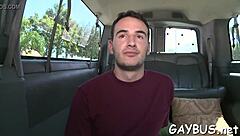 that gay guy gave a satisfying bareback blowjob