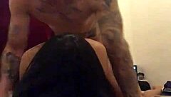 Sexy little asian amateur with tattoos