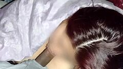 watching movies with neighbor, sucking his dick all night