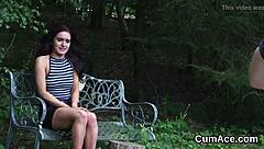 Frisky Sex Kitten Gulps Cumshot On Face