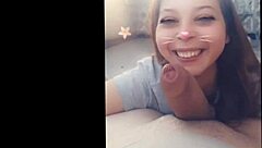 hey, check my best snaps with mouth full of dick waiting for cum