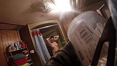 Shower time with Ronda in a sexy bathing session