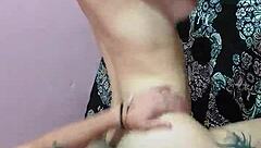 follando a lesbiana latina teen 18+ with tattoos cock and pussy 😏