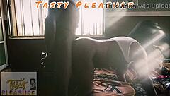 sexy shaved pussy takes black cock hard!