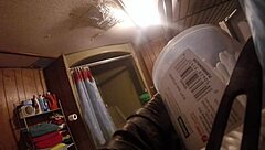 Shower time with Ronda in a sexy bathing session