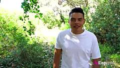 hey, korin is back, riding doggystyle outdoors with big tits 😍