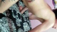 follando a lesbiana latina teen 18+ with tattoos cock and pussy 😏