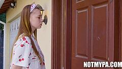 Petite teen mazy myers performs kinky blowjob on evan stone's big cock in hardcore pov reality scene!