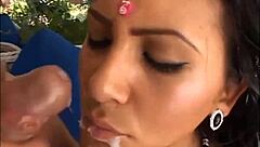 Hot indian busty woman, you get hard fucked on cam. she spreads her big tits wide, moaning as he pounds her deep and rough.