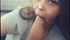 hey, check my best snaps with mouth full of dick waiting for cum