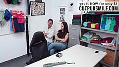 Sheena Ryder caught stealing as brunette milf