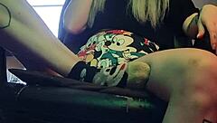 Old stepsister lights cigarette in sexy fetish smoking scene!