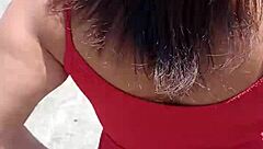 Hot Wife Dominates With POV Sex While Showing Off On The Street In Detailed Femdom Action