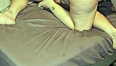 pregnant redhead milf rides cock to creampie orgasm