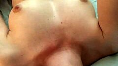 Young girl indulges in self-pleasure at home