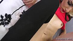 Watch the pervert fucking the suspended teen 18+ step sis in hardcore POV.