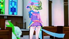 hey, check out this dark magician girl sensually masturbating in yu-gi-oh hentai 😏