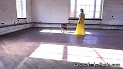 Lady Sonia Rips Clothes To Reveal Lingerie In Studio