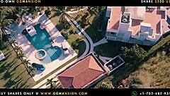 Blonde masturbates with her latina lesbian friends at gg mansion!