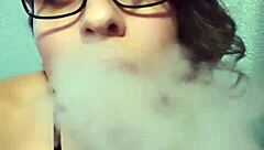 shaking pawg ass while smoking.