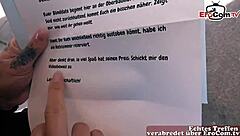 German Big Tits Slut Real Blind Date Casting