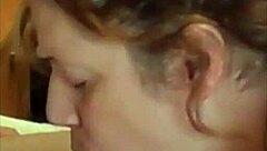 Sexy milf gives the best blowjob to monster cock.