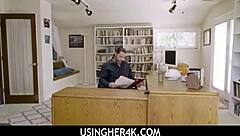 Usingher4k Cute Teen Free Use Fucked By Lawyer Boss During Meeting