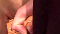 Blonde teacher demonstrates bondage techniques with toys in her classroom session