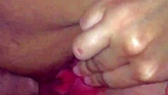 She's squirting from intense anal fucking.