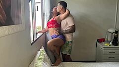 She moaned loudly from the window for neighbors to hear