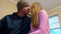 Teacher guides teen 18+ student through intimate lessons after class