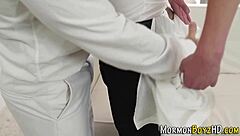 I watch my young mormon get anal sex