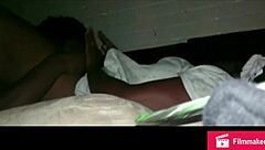 ebony couple licks tits and pussy to orgasm